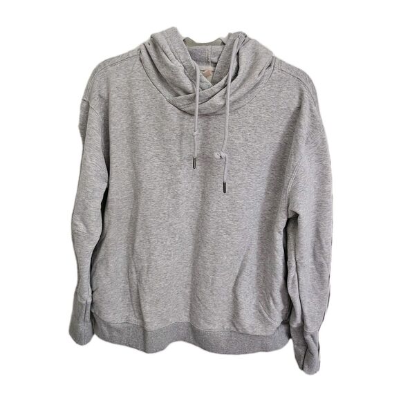 Free People Movement Sweater Small Gray Double Overtime Hoodie Athleisure Cozy - Picture 1 of 11